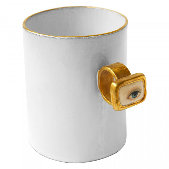 Tasse bague œil gauche